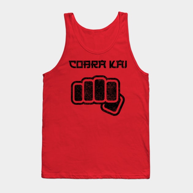 COBRA KAI strike first strike hard Karate Tank Top by leepianti